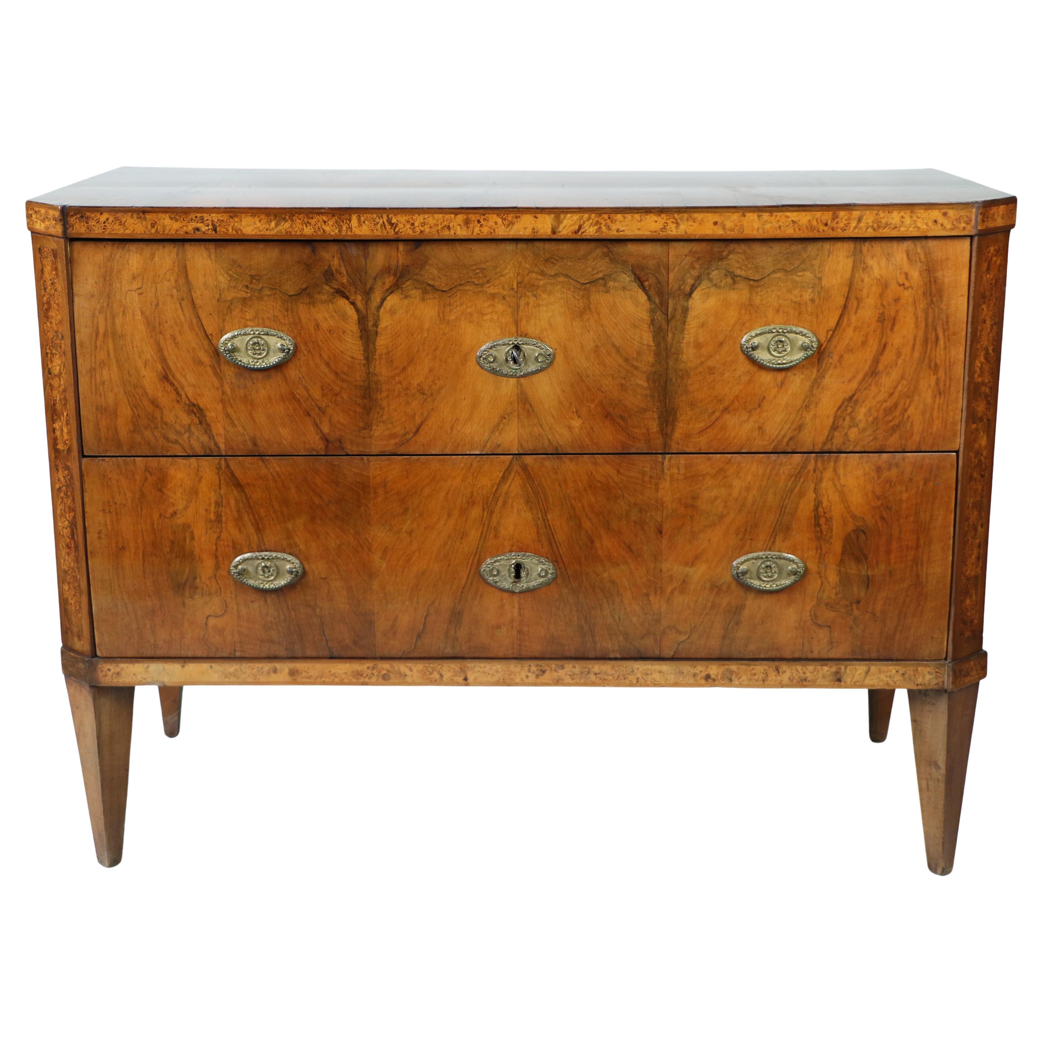 Exceptional Early Viennese Biedermeier Chest of Drawers, Vienna, circa 1820. For Sale