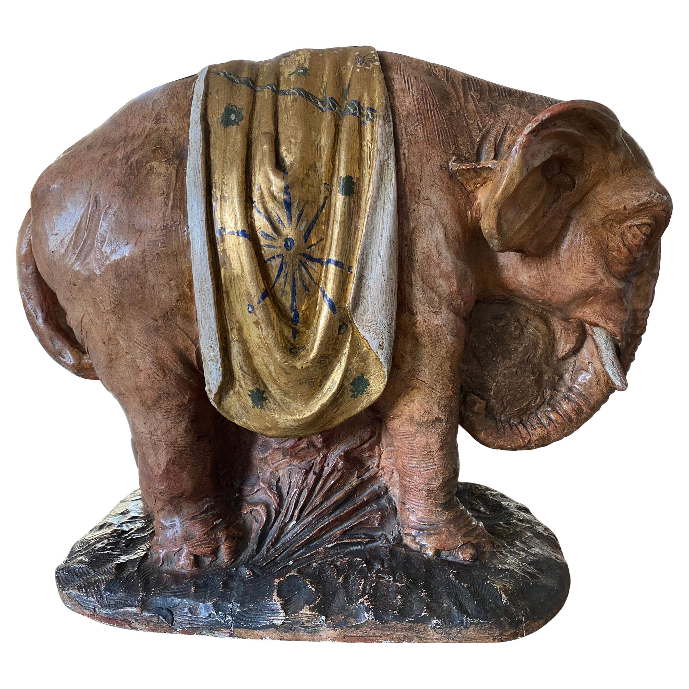 Exceptional "Elephant in Plaster" 1931 World's Fair