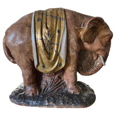 Vintage Exceptional "Elephant in Plaster" 1931 World's Fair