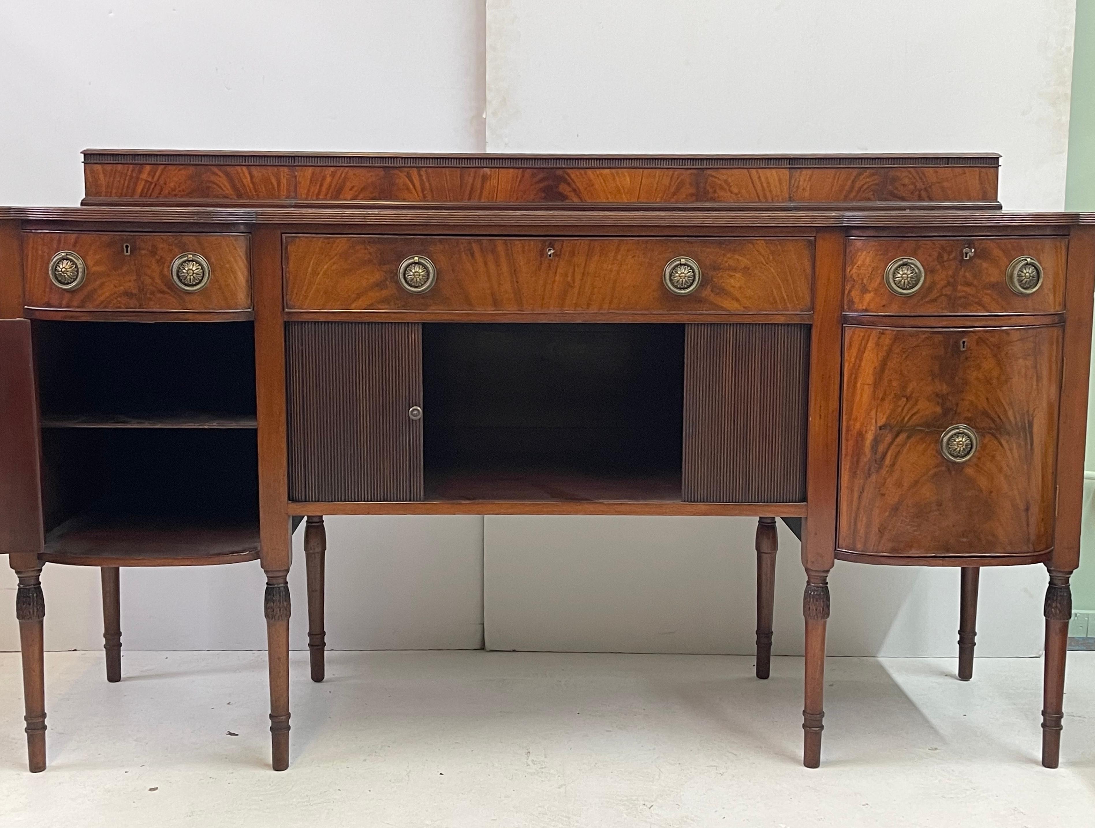 Exceptional English Mahogany Sideboard For Sale 5