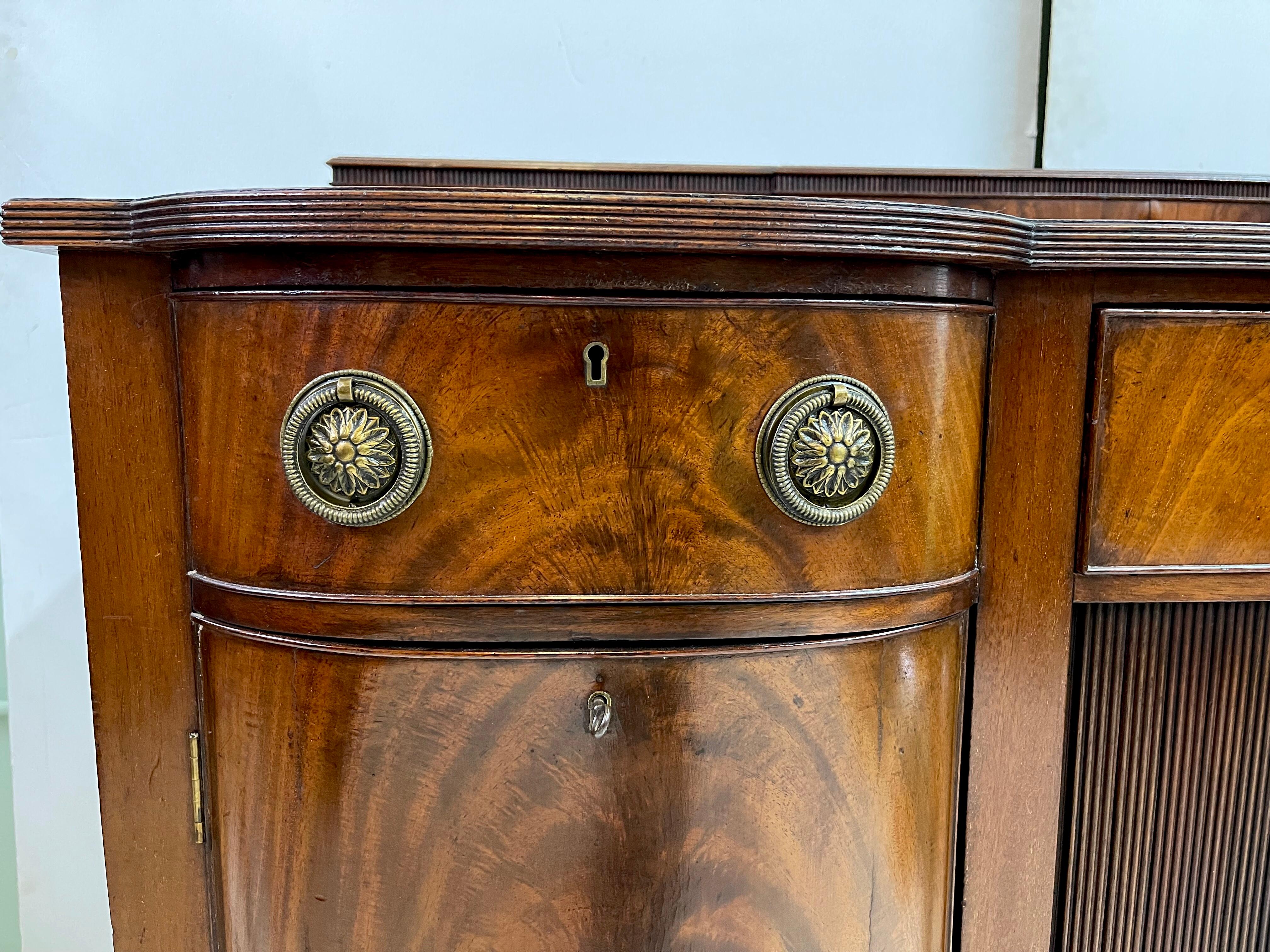 Exceptional English Mahogany Sideboard For Sale 7