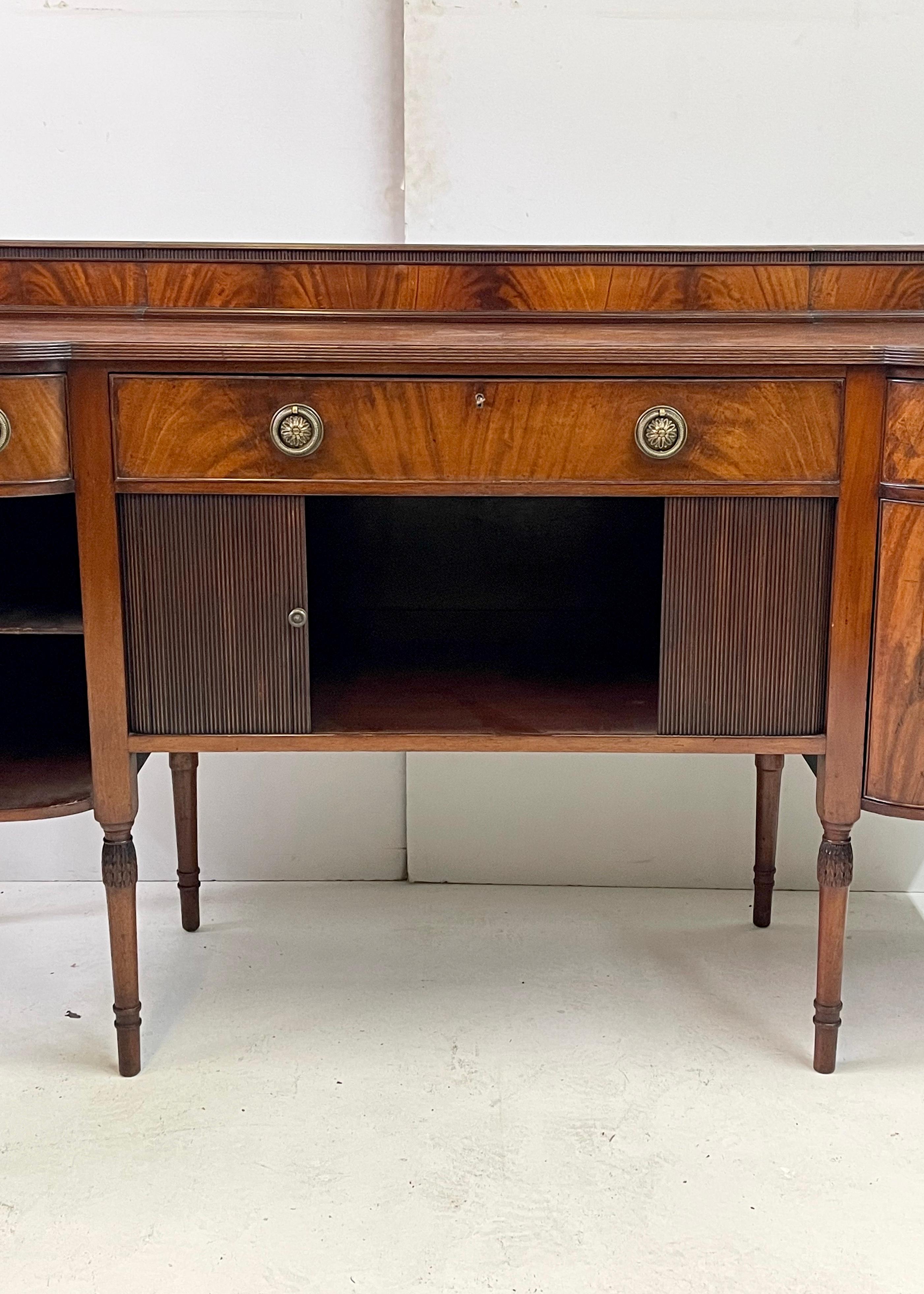Exceptional English Mahogany Sideboard For Sale 12