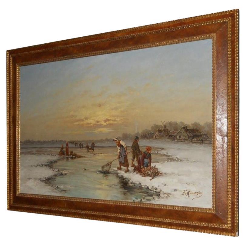 Exceptional F. Munsterfeld Painting For Sale