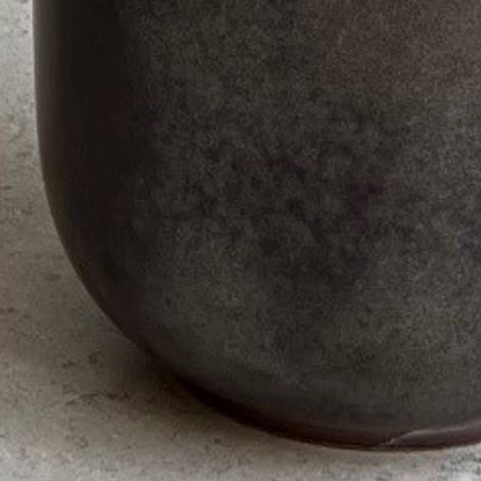 Exceptional Fat Lava Green Brown Orange Ceramic Lamp, West-Germany For Sale 10