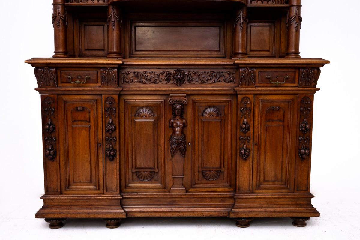 Eccezionale credenza figurata, Francia, 1880 circa. In condizioni buone in vendita a Chorzów, PL