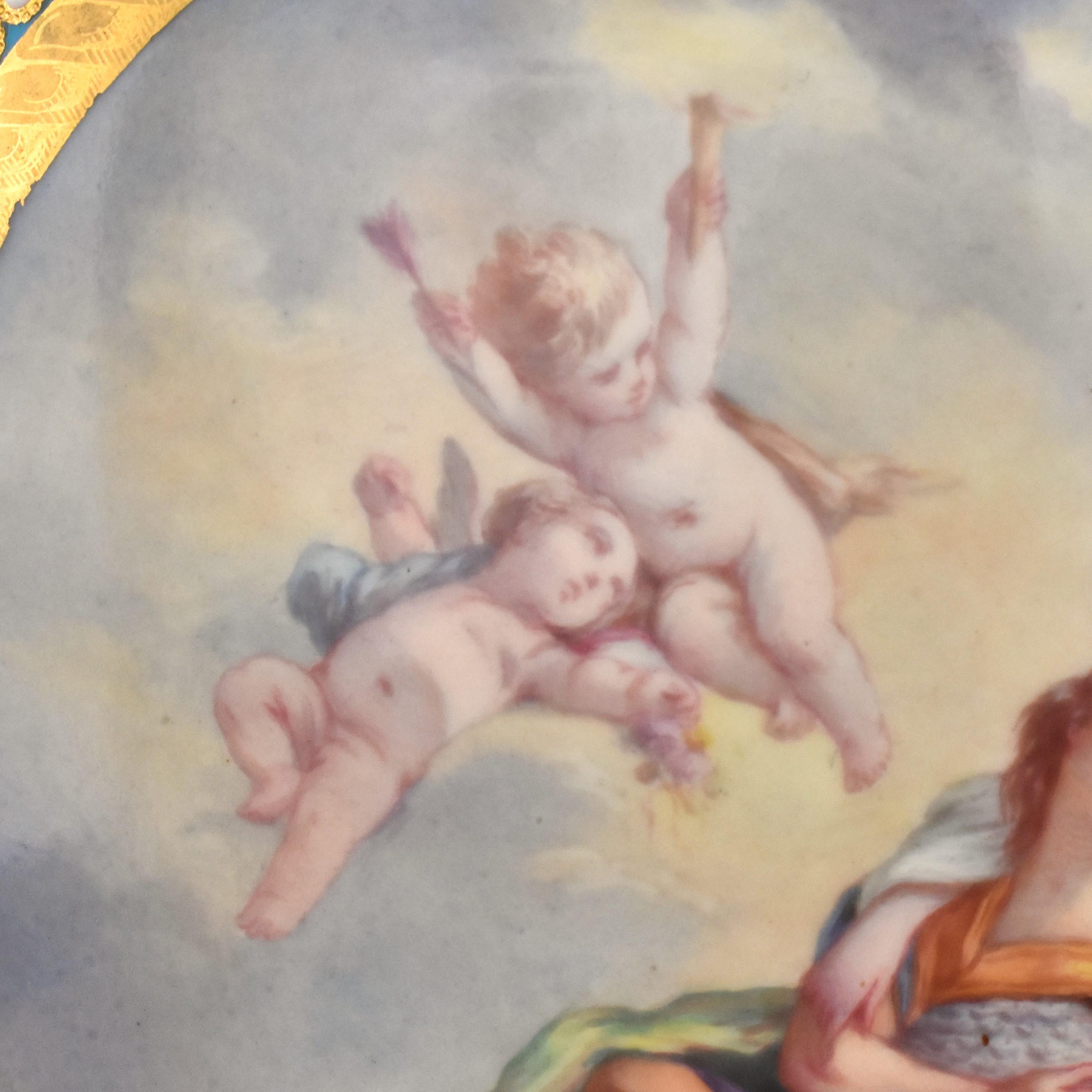 ECCEZIONALE VASO DI PORCELLANA ANTICO SÈRVERS FRANCESE, XIX SECOLO in vendita 1