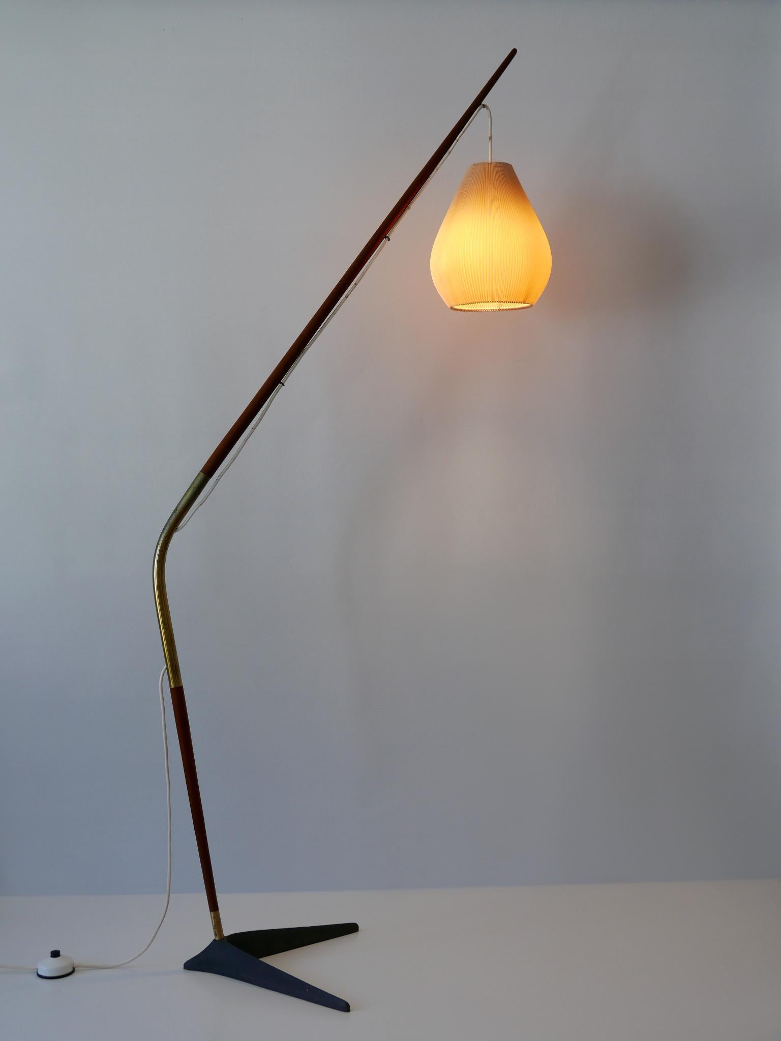 Mid-Century Modern Exceptionnel lampadaire 