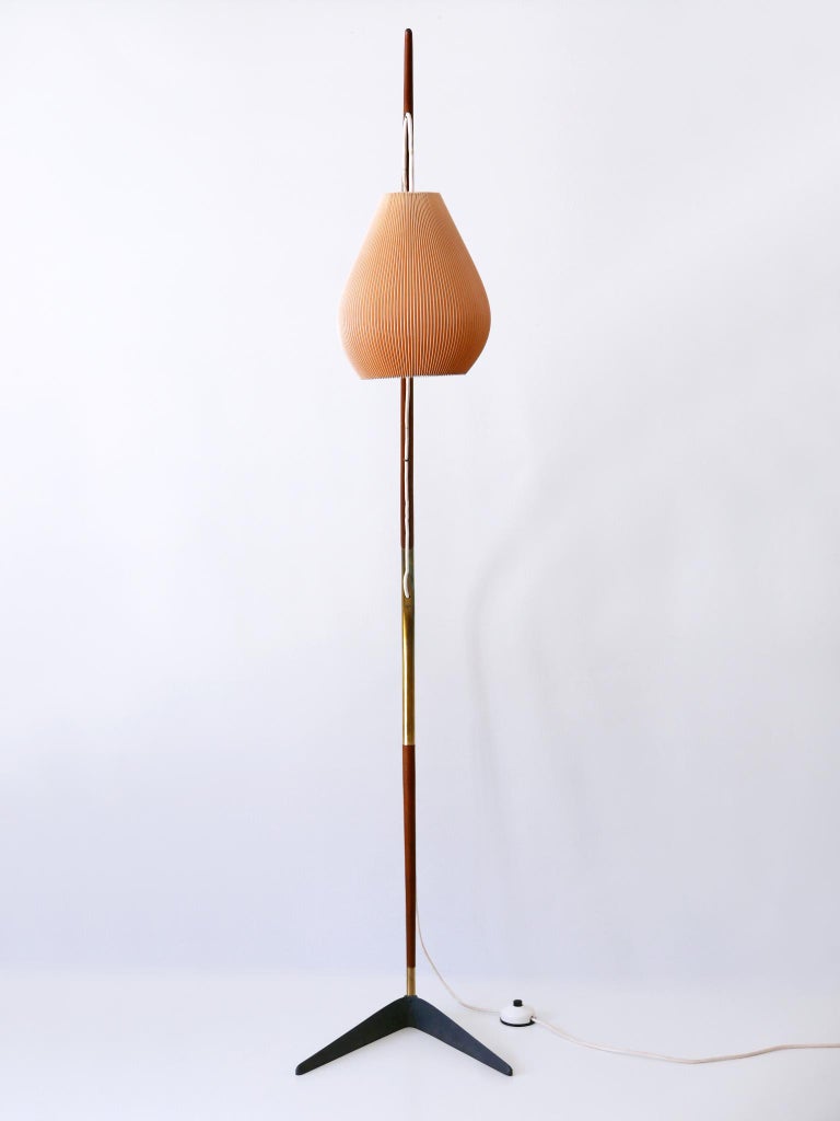 Exceptional 'Fishing Pole' Floor Lamp by Svend Aage Holm Sørensen Denmark  1950s
