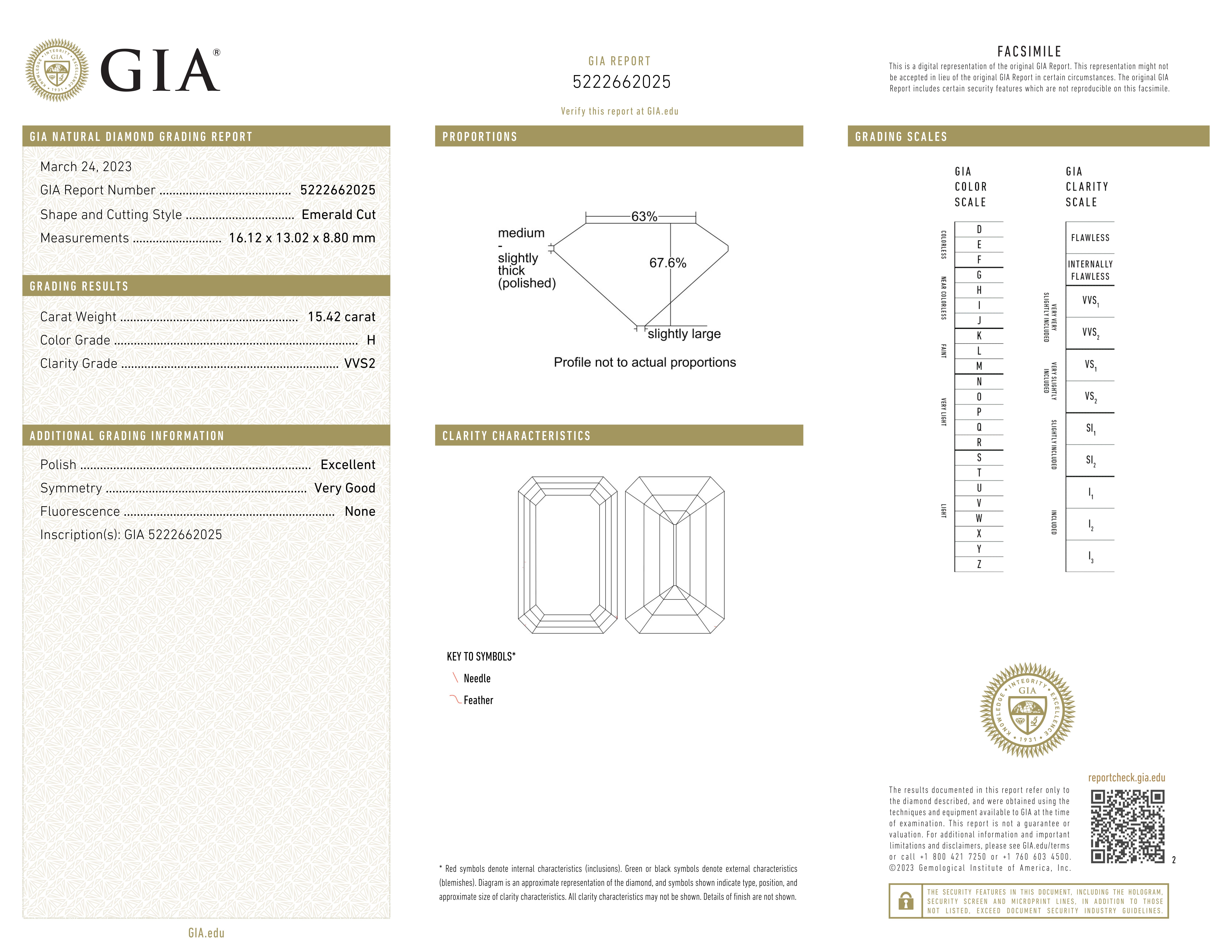 Exceptionnelle bague en platine avec diamant certifié GIA de 15 carats, taille émeraude Neuf - En vente à Chicago, IL
