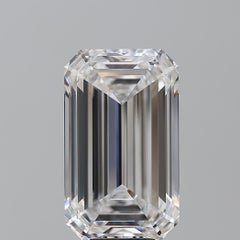 Exceptional Flawless GIA Certified Emerald Cut Diamond Ring