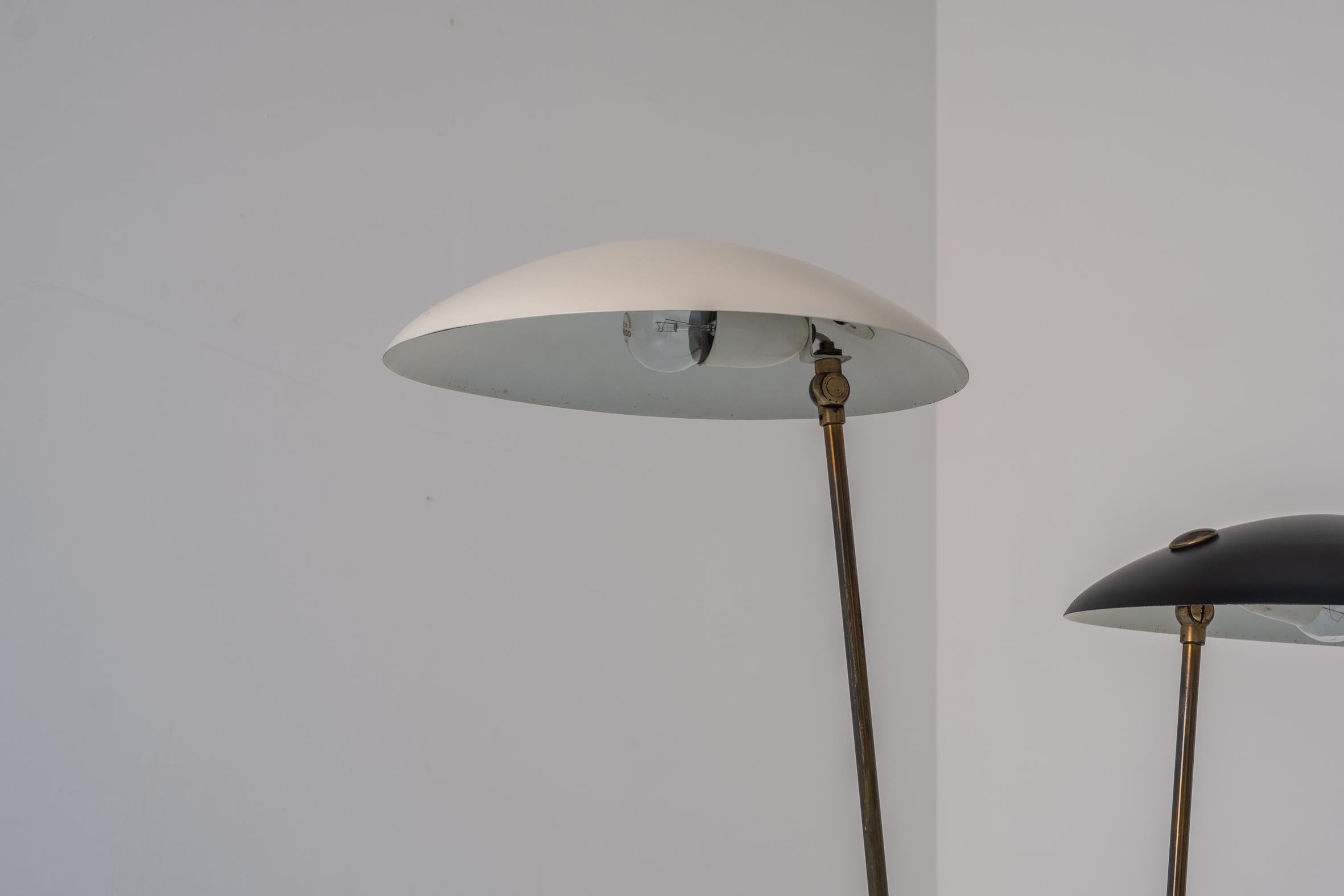 Metal Exceptional Floor Lamp from Italy, Attri Stilnovo 1960s