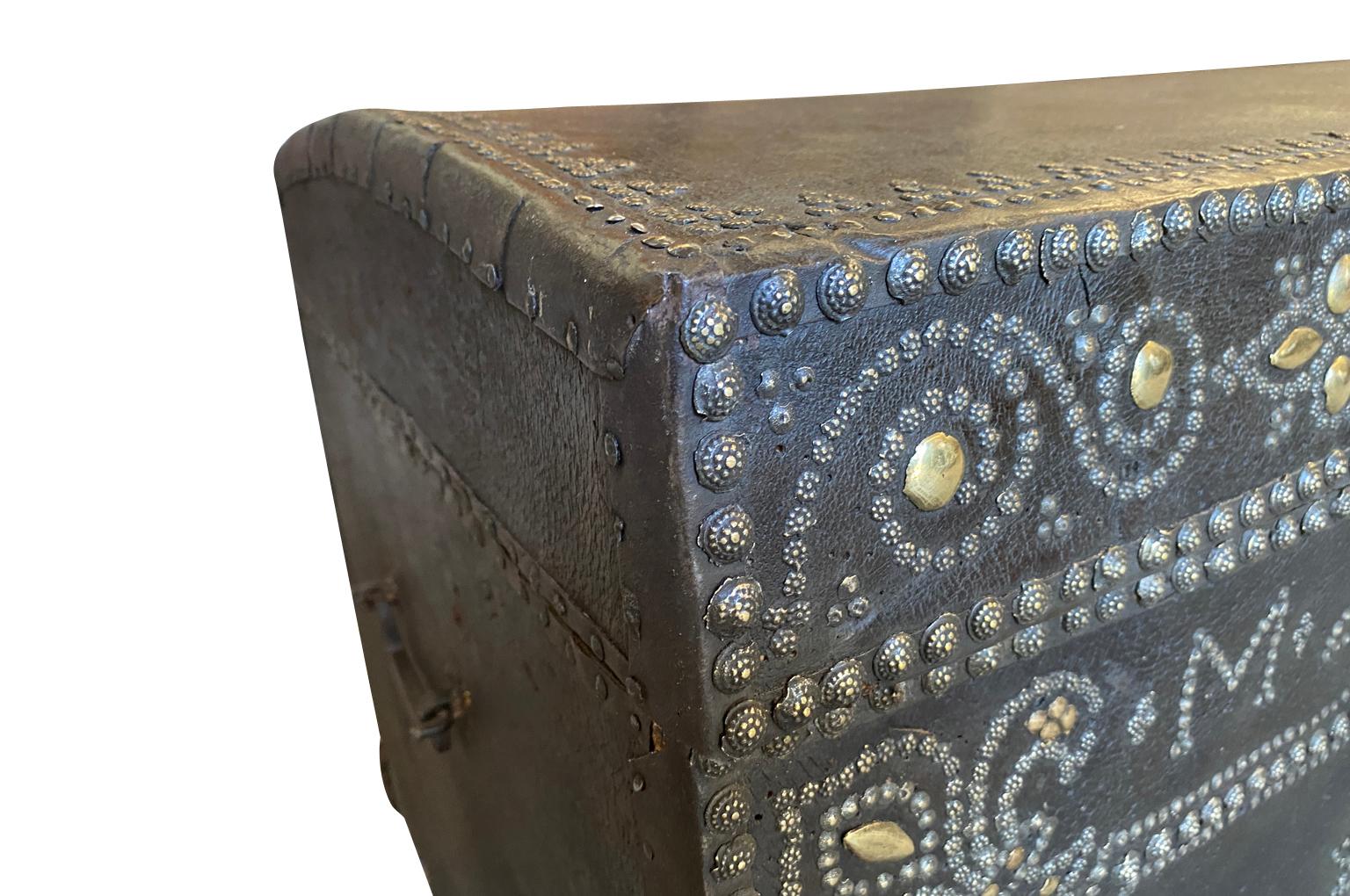 Exceptional French 17th Century Marriage Trunk For Sale 2
