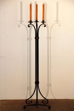 Exceptional French 1940s Candelabra in the Style of Gilbert Poillerat