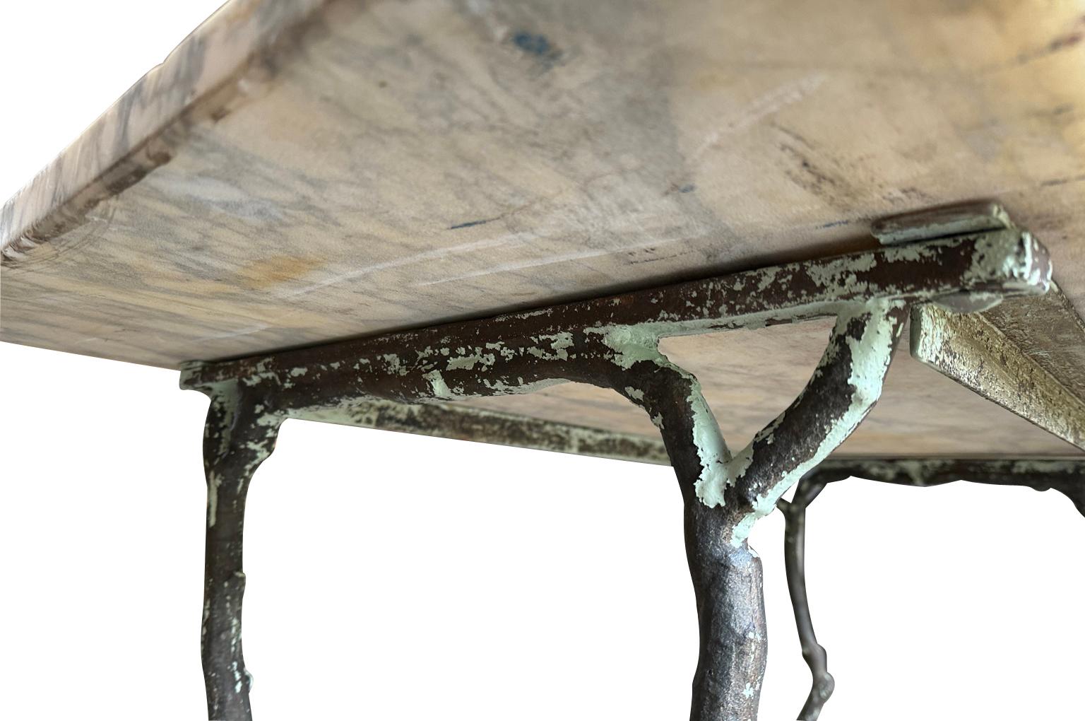 Exceptionnelle console de jardin française du 19ème siècle en vente 1