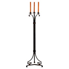 Exceptional French 40's candelabra in the style of Gilbert Poillerat