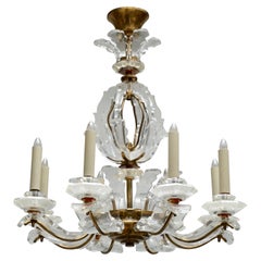 Exceptional French Art Deco Chandelier by Ernest Sabino