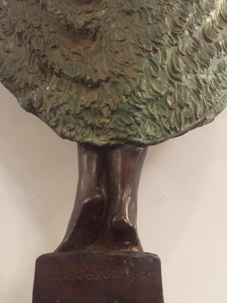 Exceptionnel bronze Art Déco français J.E Descomps, 1925 en vente 8