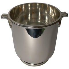 Exceptional French Art Deco Silver Plated Champagne Bucket / Wine Cooler