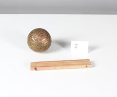 Exceptional French Boule Ball, Around 1880, Decorative Petanque Ball