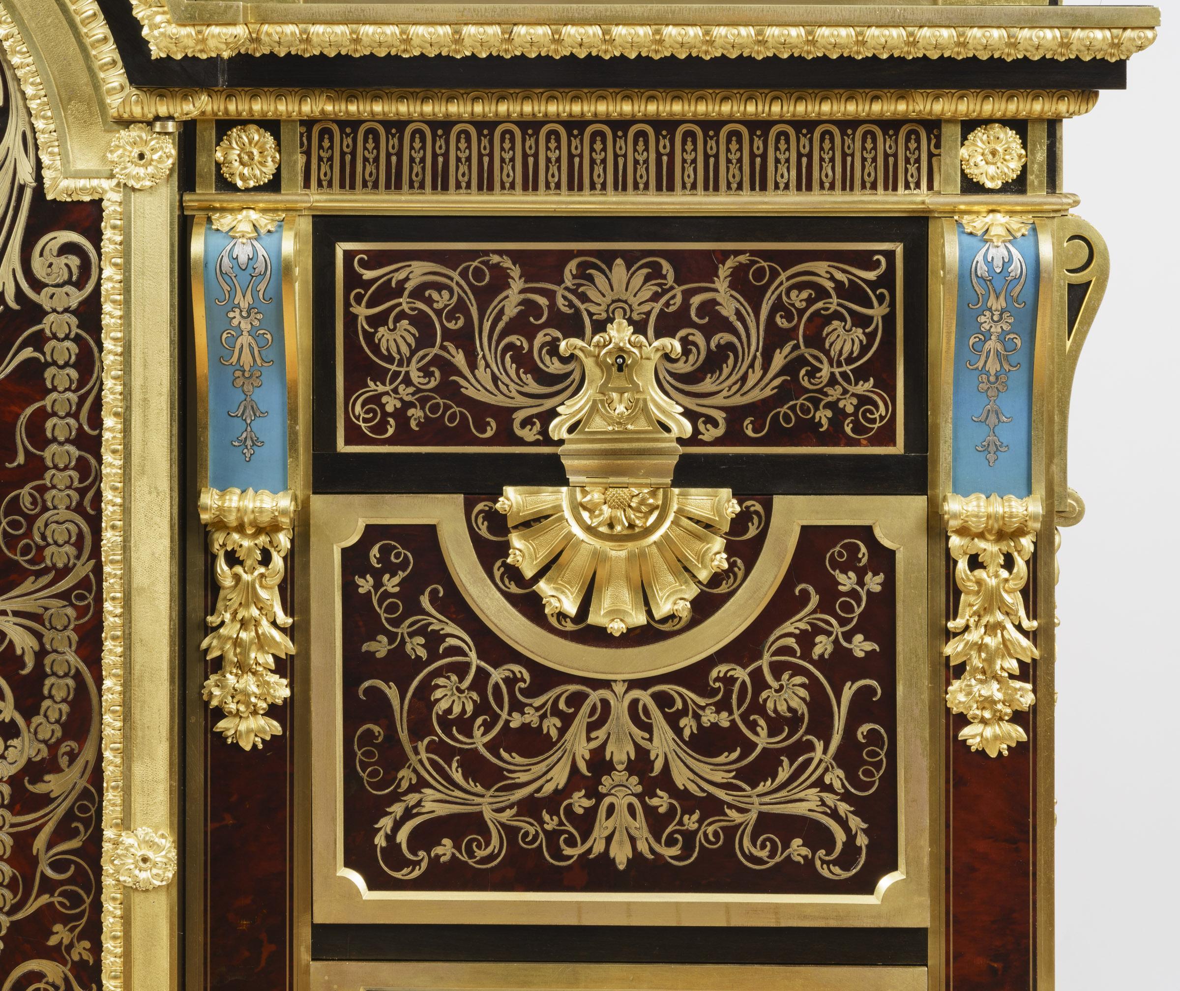 Gilt Exceptional French Boulle Marquetry Cabinet by Winckelsen