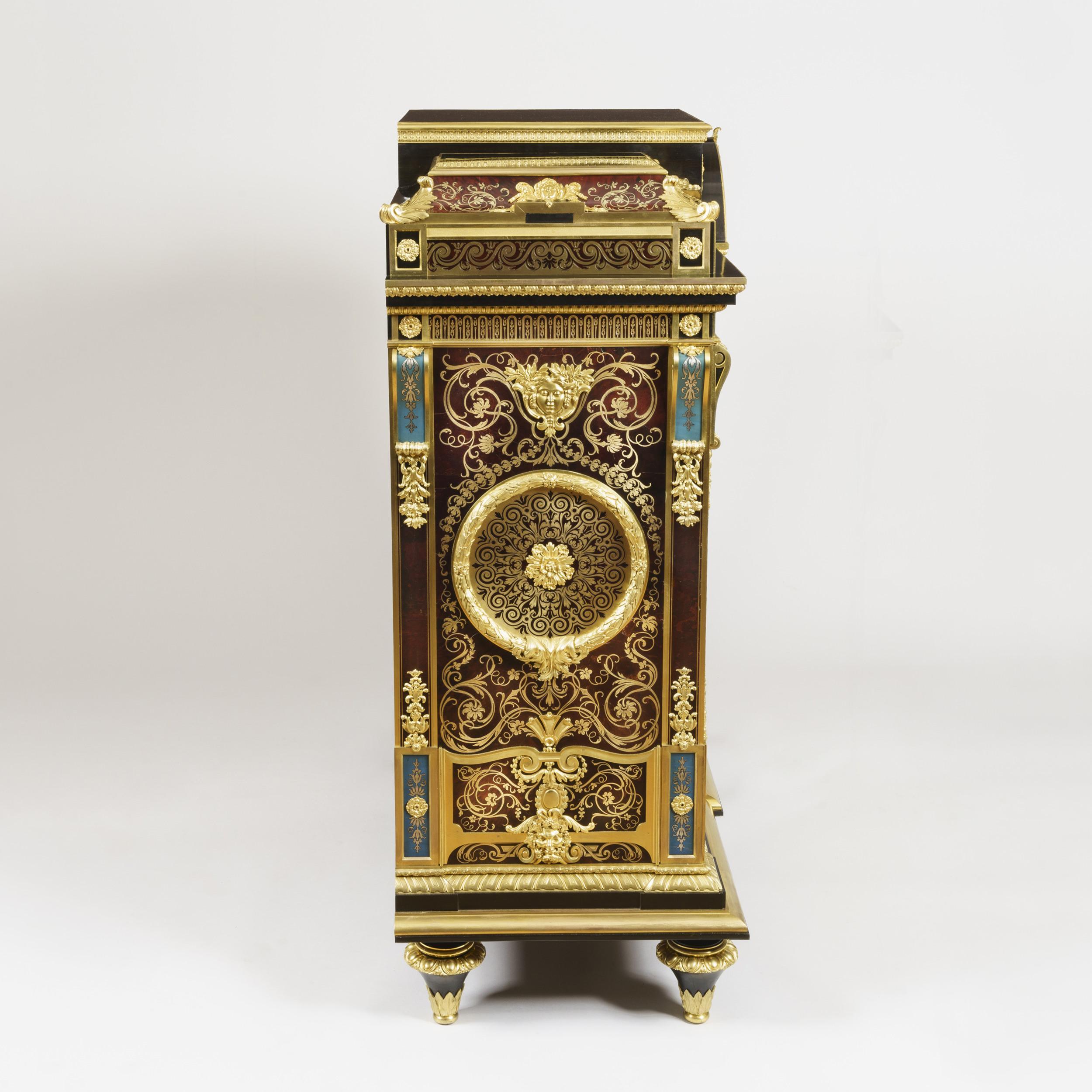 Brass Exceptional French Boulle Marquetry Cabinet by Winckelsen