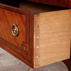 Exceptional French Kingwood Marquetry Commode, c. 1870