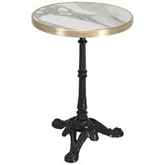 3d model Exceptional French Marble and Brass Bistro Table
