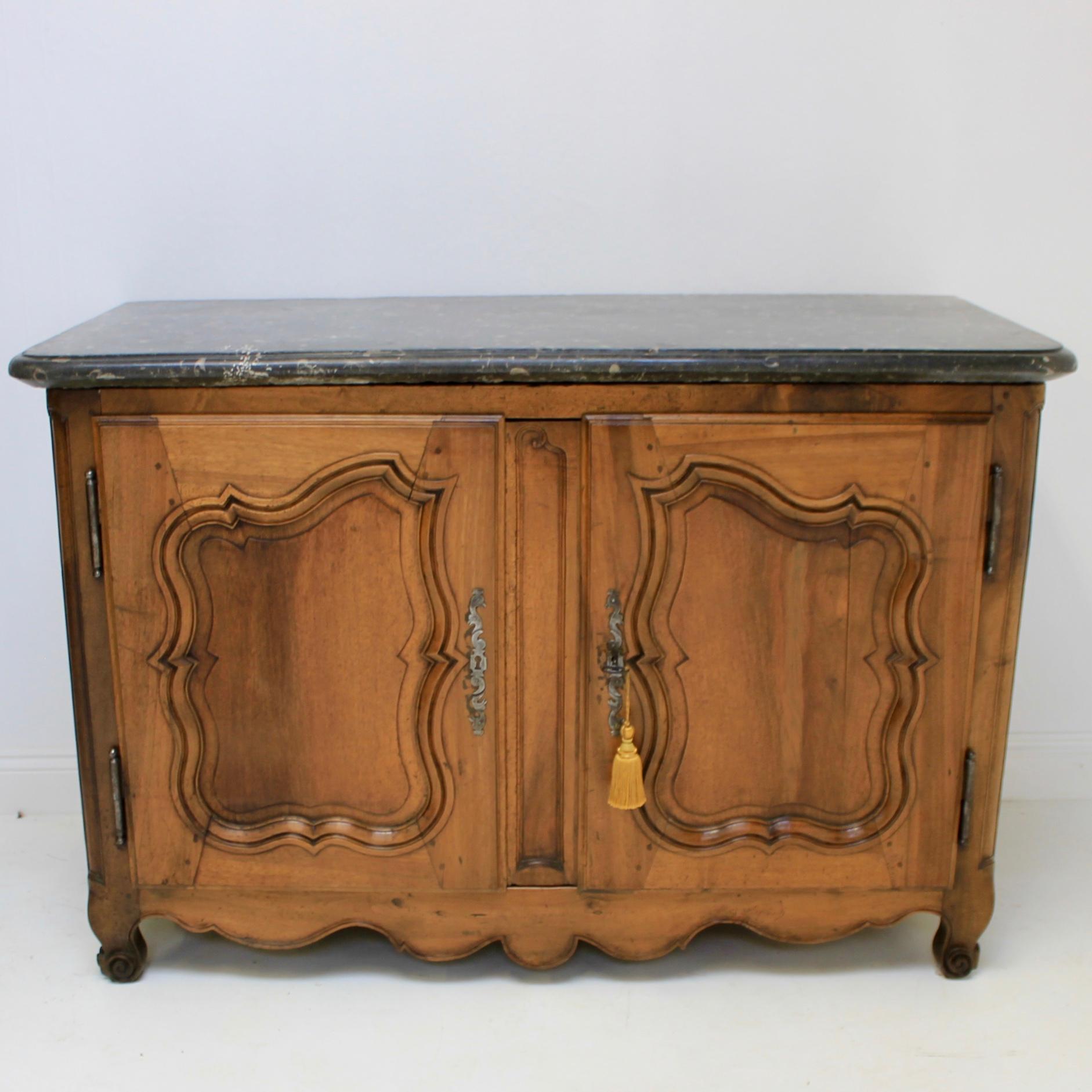 Exceptional French Marble-Top Buffet For Sale 1