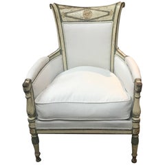 Exceptional French Period Directoire Armchair