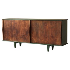 Exceptional French sideboard from the 1950s in the taste of Jean Prouvé.