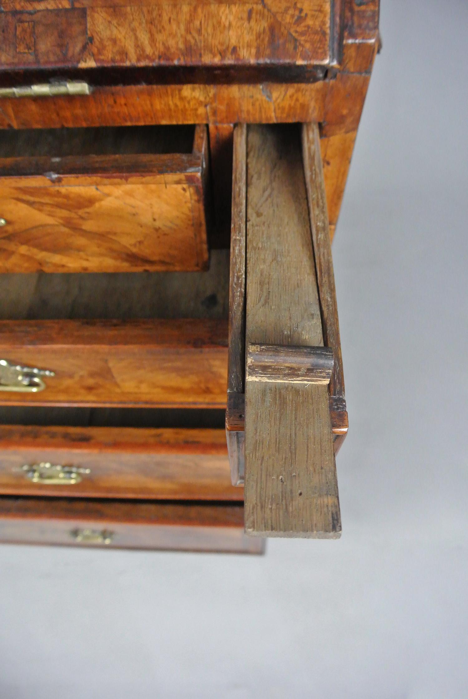 Exceptional George II Yew Wood and Walnut Bureau c. 1750 3