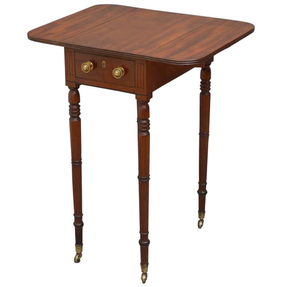 Exceptional III Mahogany DropLeaf Table at 1stDibs