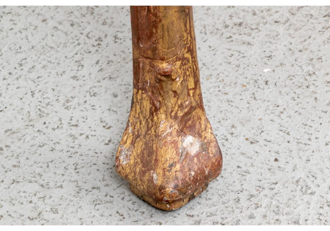 Außergewöhnlicher georgianischer vergoldeter Beistelltisch des 18. Jahrhunderts zur Restaurierung (Holz) im Angebot