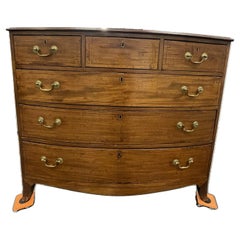 Exceptional Georgian Bow Front Chest of Drawers 
