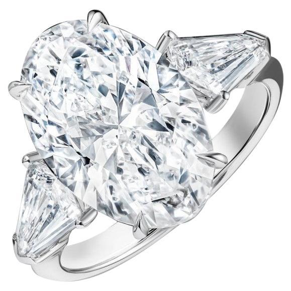 Exceptional GIA 4.20 Carat Type IIA Golconda Type Diamond Ring