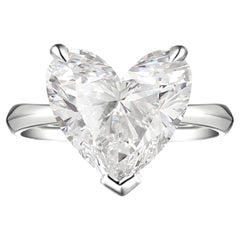 EXCEPTIONAL GIA Certified 2 Carat Heart Shape Diamond Solitaire 
