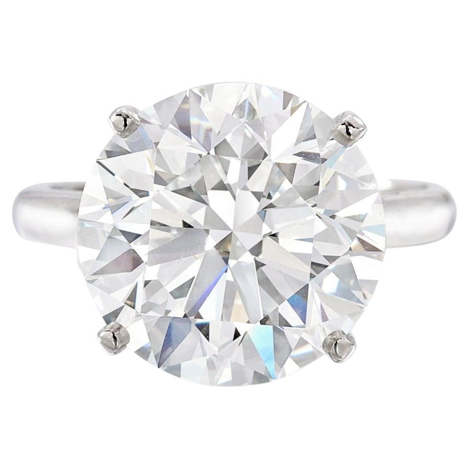 EXCEPTIONNEL GIA Certified 6 Carat Round Brilliant Cut Diamond D COLOR FLAWLESS 