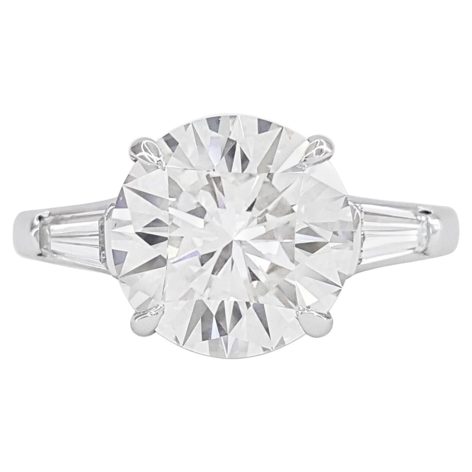 Außergewöhnlicher GIA-zertifizierter 2 Karat runder Diamant im Brillantschliff F COLOR FLAWLESS im Angebot