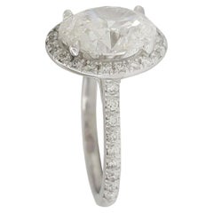Exceptional GIA Certified 3 Carats  Diamond Ring