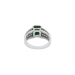 EXCEPTIONAL GIA Certified 3.98 Carat Minor Oil Emerald Diamond Ring