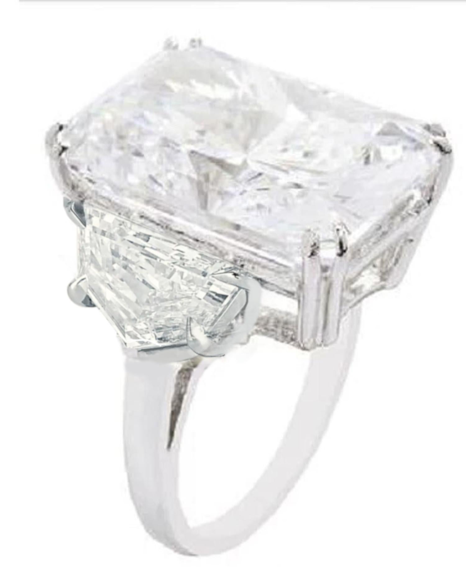 4 carat radiant cut diamond ring
