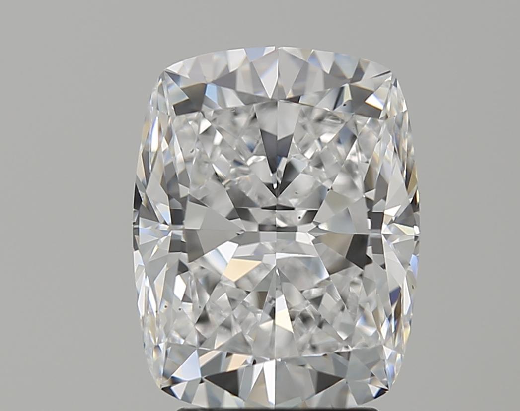 Contemporary Exceptional GIA Certified 4.01 Carat Cushion Cut D Color Diamond Engagement Ring For Sale