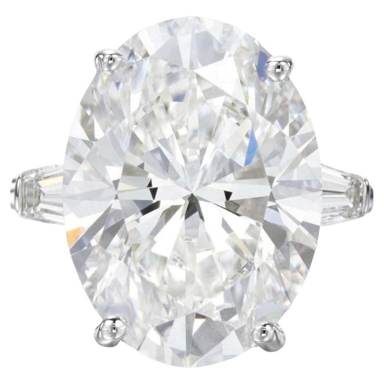 Exceptional GIA Certified 5 Carat Oval Diamond Ring For Sale at 1stDibs
