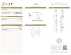 Exceptional GIA Certified 6.11 Carat Marquise Diamond Ring with tapered baguette