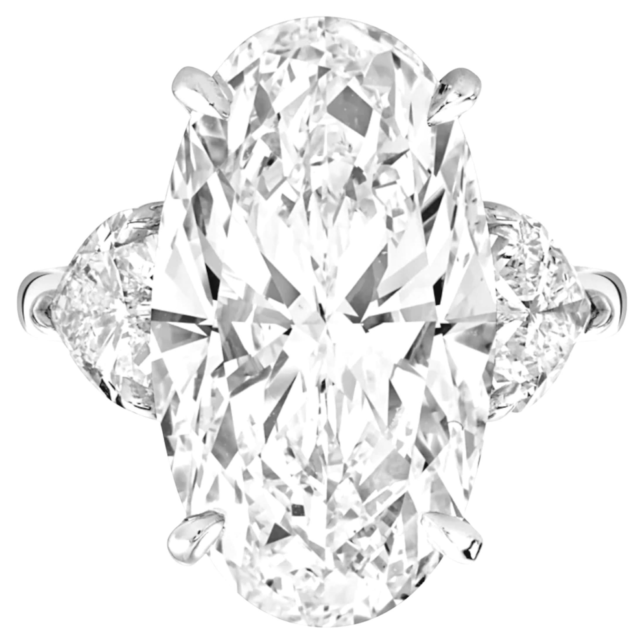 Exquisite Elegance: GIA Certified 6 Carat Oval Diamond Ring

Experience unparalleled brilliance with this breathtaking GIA Certified 6 Carat Oval Diamond Platinum Ring. Featuring a flawless D color center stone, this masterpiece is enhanced by