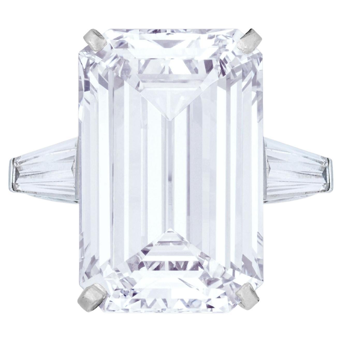 Exceptional GIA Certified 7 Carat Flawless Diamond Ring 