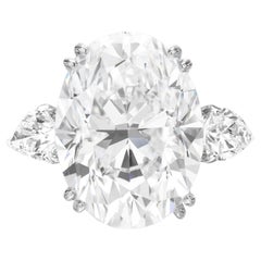 Exceptional Golconda Type2A Flawless GIA Certified 18.88 Carat Oval ...