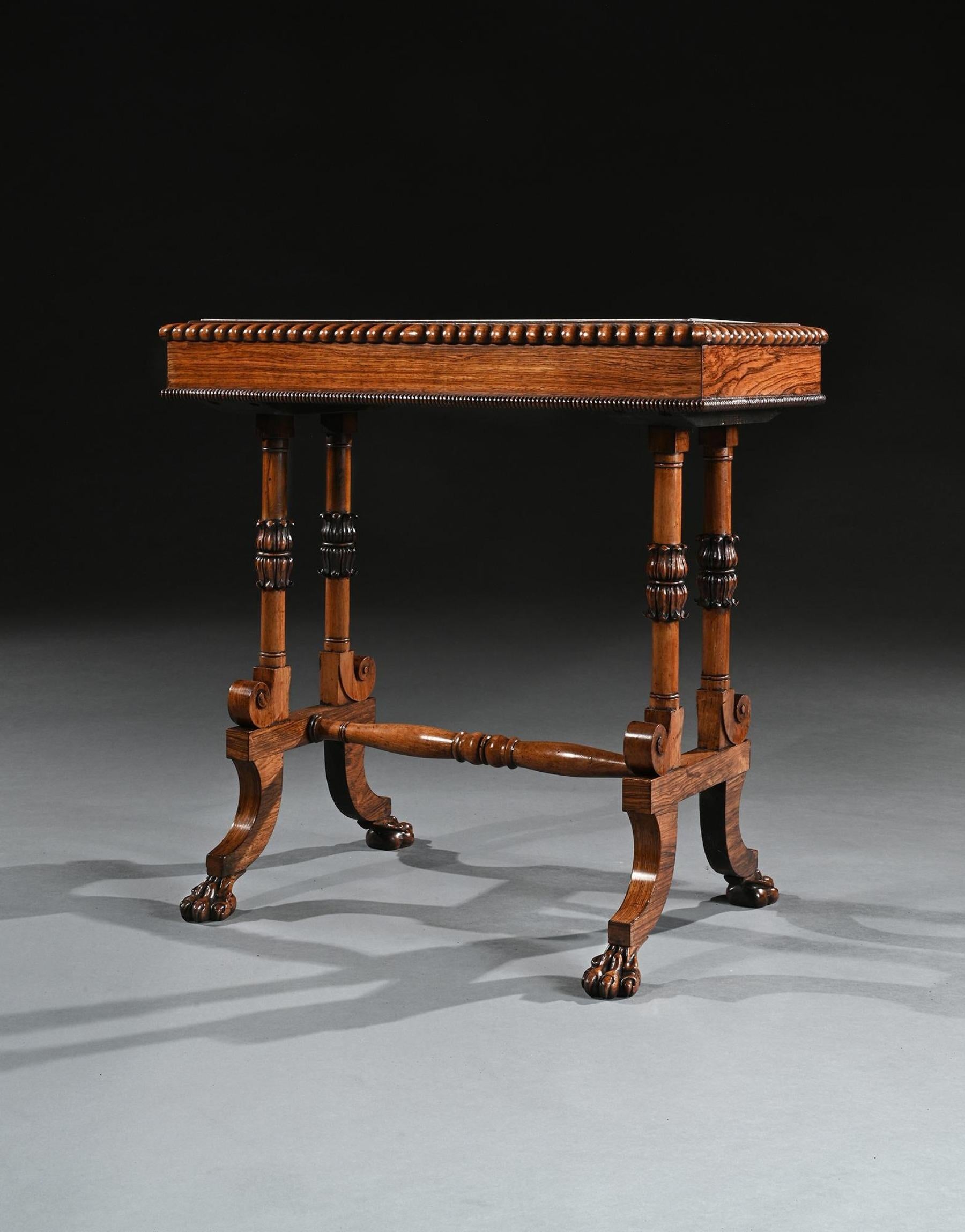 Exceptional Gillows Regency Rosewood Jardiniere of Fine Colour In Good Condition In Benington, Herts