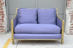 Exceptional Gilt Art Deco Settee by Paul Follot