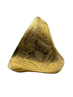 Exceptional Golden overglove signet ring - Portugal- Late 16th century